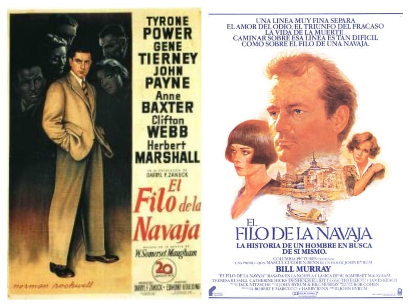 El Filo de la Navaja, en sus dos versiones, es una película sumamente recomendable. Entre tantas cosas que plantean, también exponen cualidades de la indiferencia.