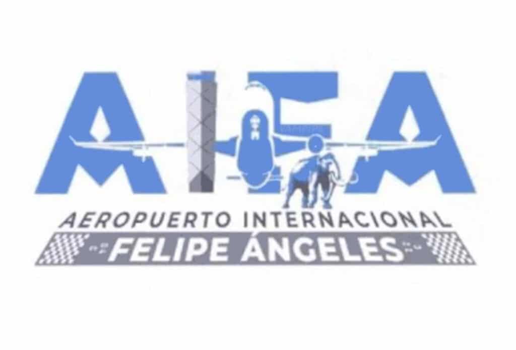 Ese fue el fallido logotipo del Aeropuerto Internacional Felipe Ángeles.
